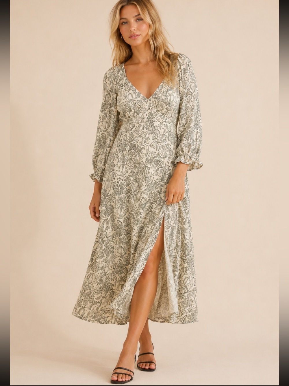 Scotch and Soda Women's Easy Floral Maxi Dress Size Large 36807